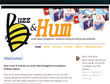 Tablet Screenshot of buzzandhum.com
